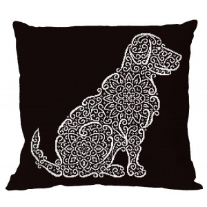 GU 8981-01 Cross stitch pattern - Pillow - Lace labrador
