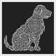 GC 8981 Padrão de ponto cruzado no papel - Lace Labrador