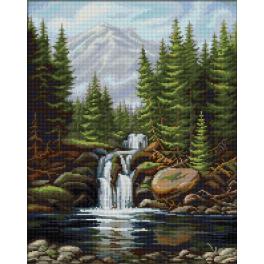 M AZ-1685 Diamond painting kit - Waterfall
