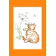 W 10229 Online mønster PDF - sporadisk kort - Kitten