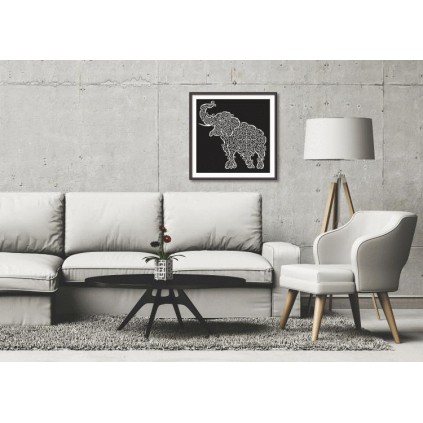 Z 8984 Cross Stitch Kit - Lace Elephant