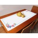 ZU 4396 Cross stitch kit - Table runner with flowers