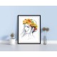 Zn 10231 Cross Stitch Tapestry Kit - Φθινόπωρο κυρία