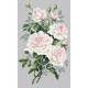 W 10242 Cross stitch pattern PDF - White roses