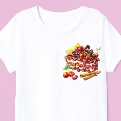 MN 120-072 Cross Stitch Kit - Cherry Cake