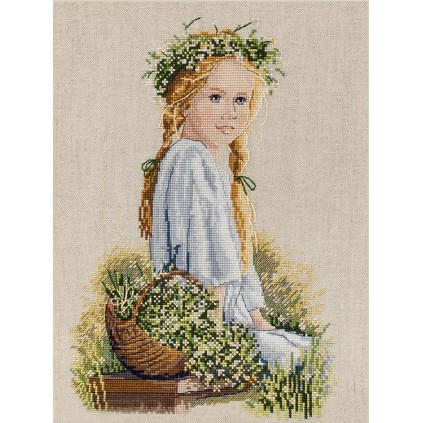 Mer K -142A Cross Stitch Kit - Dasies