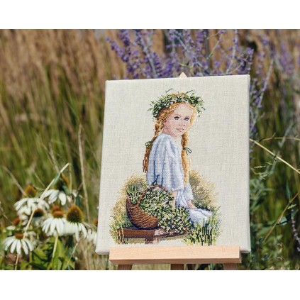 Mer K -142A Cross Stitch Kit - Dasies