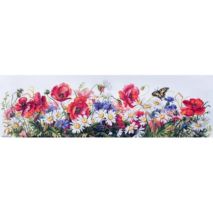 Mer K -163 Cross Stitch Kit - Field Beauties