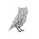 GC 10250 Cross stitch pattern on paper - Black owl