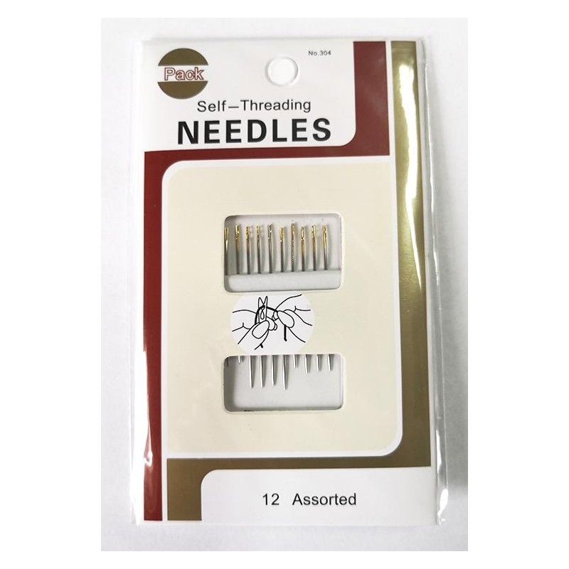 Self-threading Needles