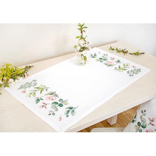 Cross stitch kit - Napkin with leaves Cross stitch kit - Napkin with leaves