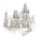W 10410 ONLINE pattern pdf - Prague - Charles Bridge