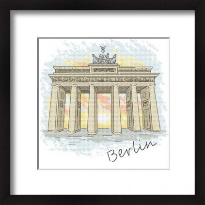 Z 10415 Kit Cross Stitch - Berlim - Brandenburg Gate