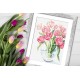 En 10260 Tapestry Aida - Fabulous Tulips