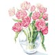 Zn 10260 Cross Stitch -kudoksisarja - Upea tulppaanit