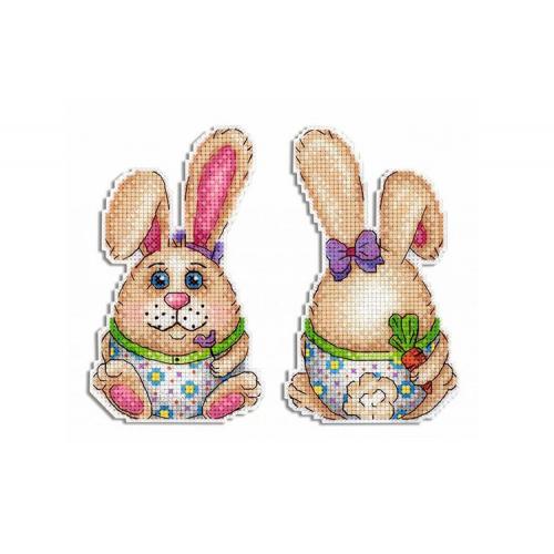 Cross stitch kit - Pendant - Easter bunny Cross stitch kit - Pendant - Easter bunny