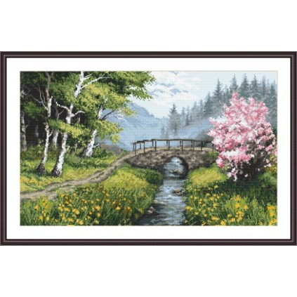 Z 10267 Cross Stitch Kit - Spring Landscape
