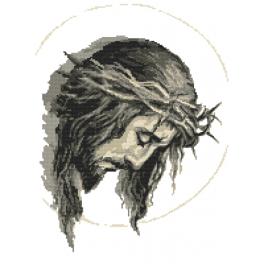 ZN 10428 Cross stitch tapestry kit - Jesus with a crown of thorns
