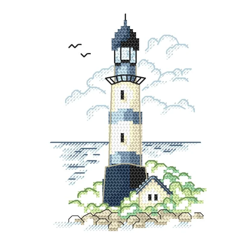 Matinicus Rock Lighthouse Counted Cross-stitch Kits