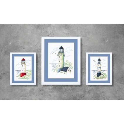 GU 8653-01 Schema punto croce - Cartolina - Paesaggio con luce marina I