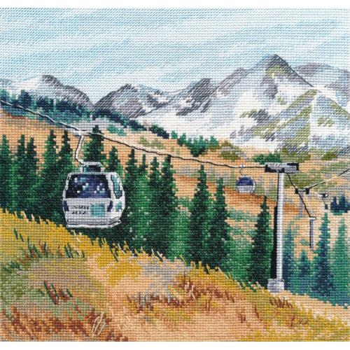 Cross stitch kit - Mount Chimbulak Cross stitch kit - Mount Chimbulak