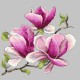 GC 10271 Cross stitch pattern on paper - Fragrant magnolia