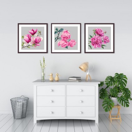 GC 10271 Cross stitch pattern on paper - Fragrant magnolia