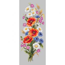 ZN 10280 Cross stitch tapestry kit - Bunch of wild flowers