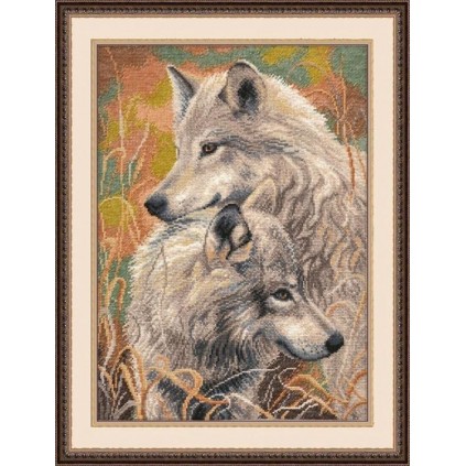OV 711 Cross Stitch Kit - Wolfish Faith