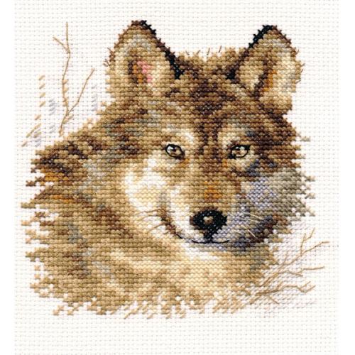 ALI 1-27 Cross stitch kit - Wolf ALI 1-27 Cross stitch kit - Wolf
