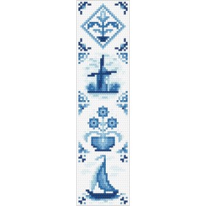 Gu 10627 Cross Stitch Muster - Ethnisches Lesezeichen II