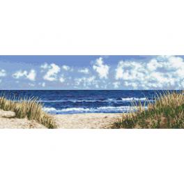 ZN 10283 Cross stitch tapestry kit - Sea beach