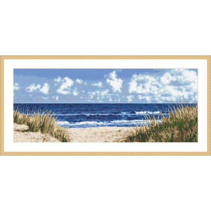 Zn 10283 Cross Stitch -kudoksisarja - Sea Beach