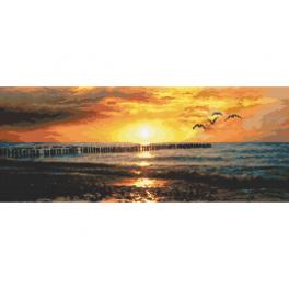 ZN 10282 Cross stitch tapestry kit - Longing for the sea