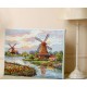 Mer K -167 Cross Stitch Kit - Tanskan tuulimyllyt