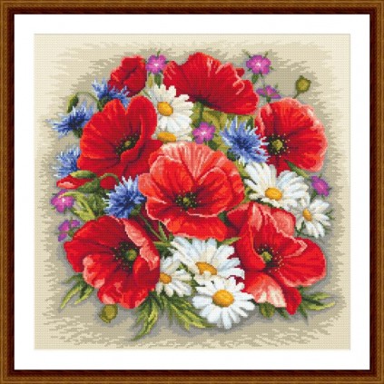 Z 10634 Cross Stitch Kit - Summer Magic of Flowers