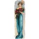 AN 4545 Tapisserie Aïda - Femme aux fleurs