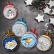 W 10290 ONLINE pattern pdf - Christmas ball with a bird