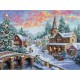 Dim 8783 Cross Stitch Kit - Christmas Village