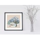 GC 10297 Cross Stitch Mönster på papper - Säsonger - Vacker vinter