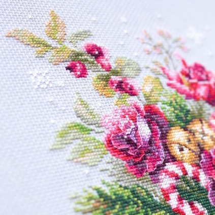 MN 100-270 Cross Stitch Kit - Joulun yllätys