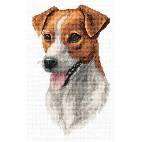 PAJ 7148 Cross stitch kit - Jack Russell Terrier PAJ 7148 Cross stitch kit - Jack Russell Terrier
