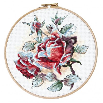 Zn 10305 Cross Stitch Tapestry Kit - Frosted Roses