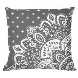 W 10623-02 ONLINE pattern pdf - Pillow with a rosette II