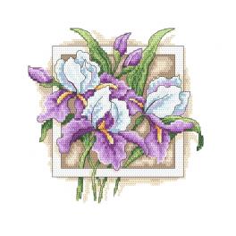 GC 10314 Cross stitch pattern - Stately irises