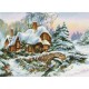 LS BU5001 Cross stitch kit - Winter landscape