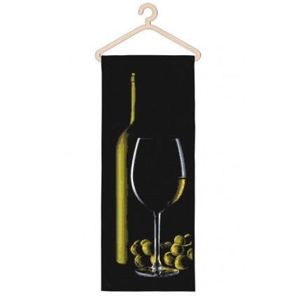 Z 10318 Cross stitch kit - Glass with white wine