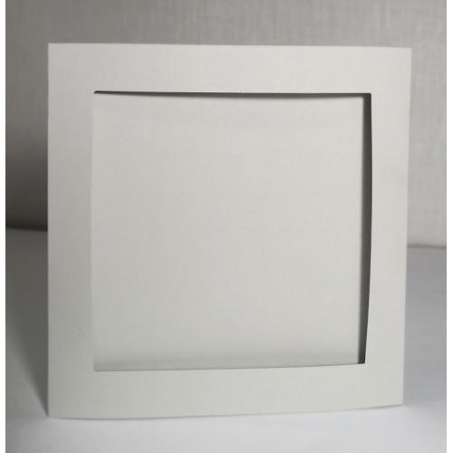900-13 Big card with a square passe-partout light grey 900-13 Big card with a square passe-partout light grey