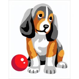 CA 3330K Gobelin kit - Doggy with a ball