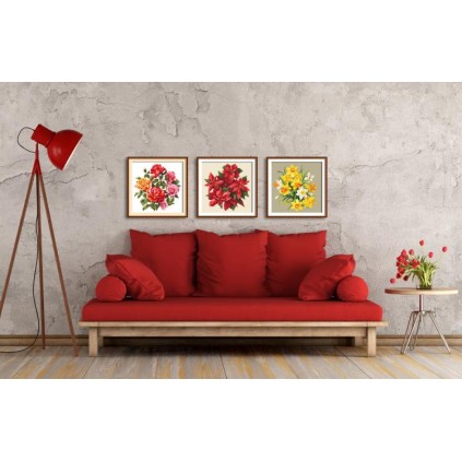 AN 10674 Tapisserie Aïda - Roses II